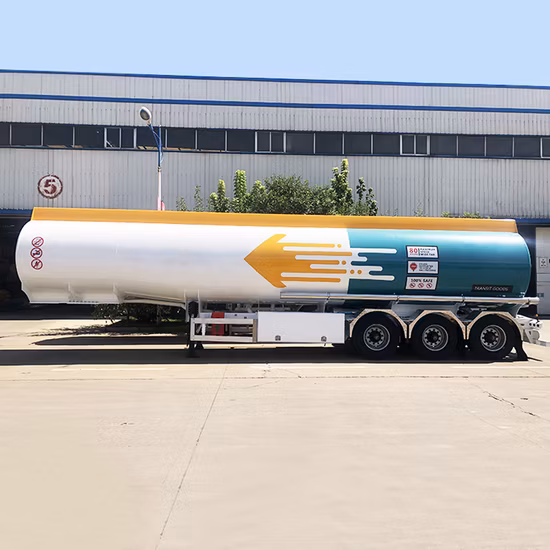 Semi-remorque de réservoir de CO2 liquide GNL cryogénique à vendre