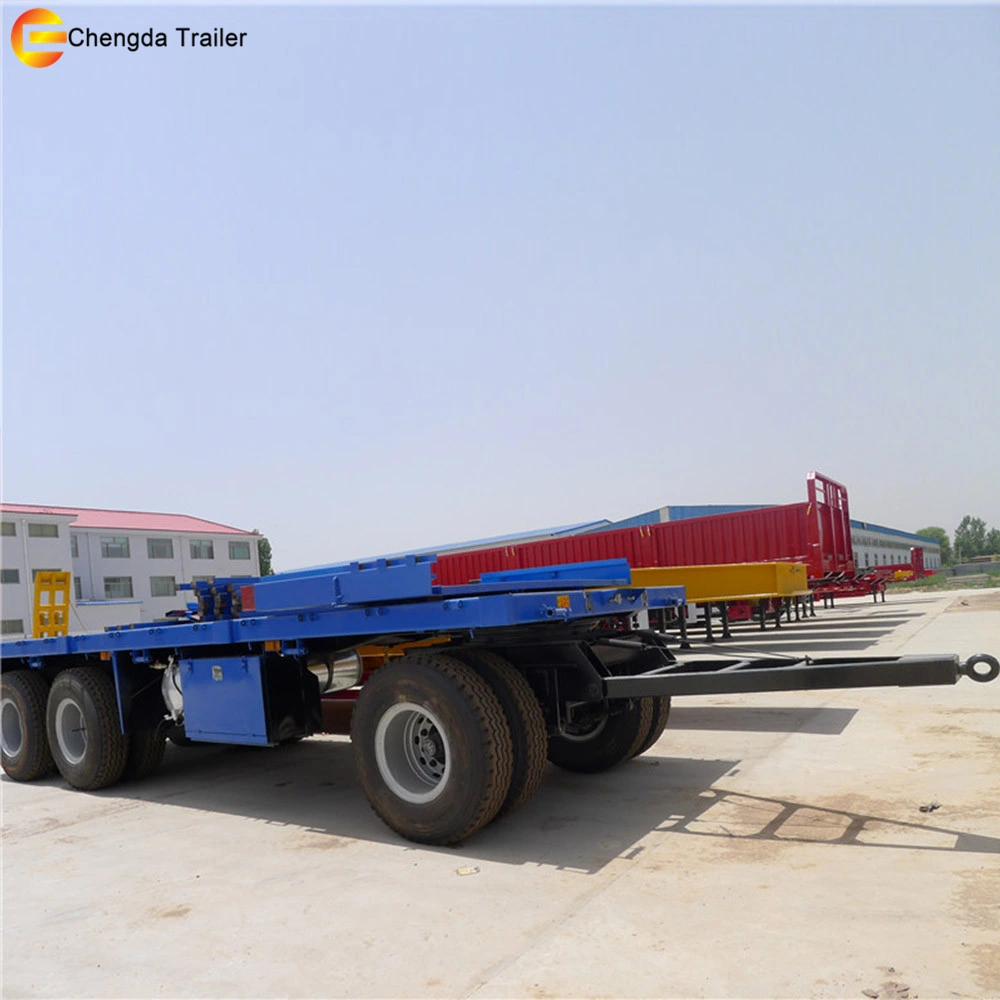 3 Axle 40tons Heavy Duty Truck Full Trailer