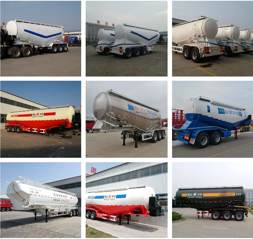 Tanker Bulker Silo Trailer Bulk Cement Tank Semi Trailer