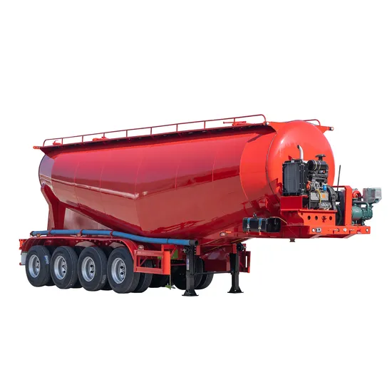 Cement Bulk Carrier Tank Trailer 50 Mt Bulk Powder Material Tanker