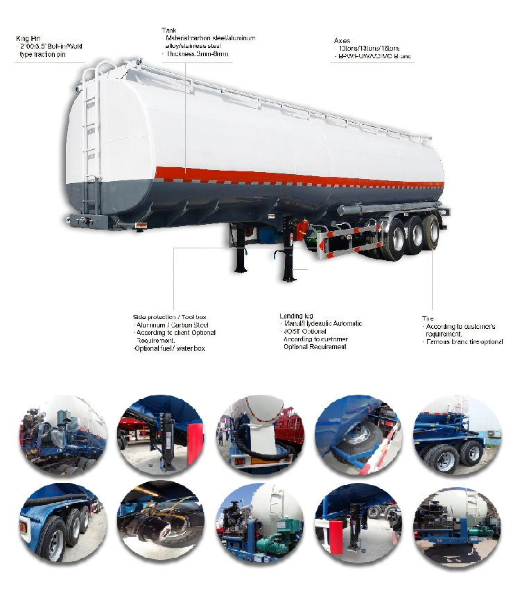 Manufacturers Sales Powder Tank Trailer Transport Trailer Liquified Petrol Gas Tanker Semi Trailer