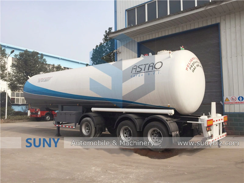 Africa Used LPG Gas Tank Transport Trailer