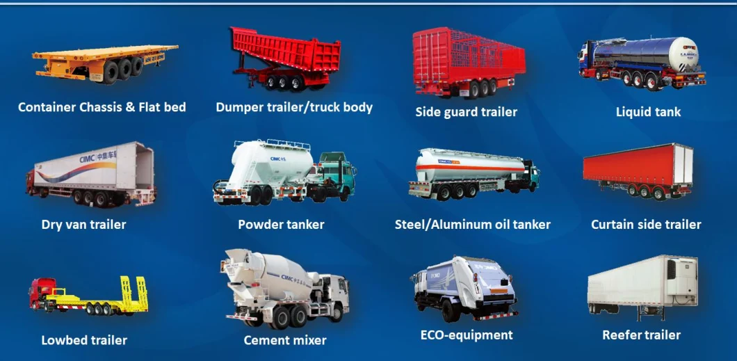 3 Axles Bulk Cement Tanker Oil Truck Trailer Ships Silo Box Tractor Large Drum Tank Semi Trailer