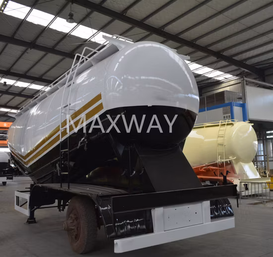 Cement Bulk Carrier Tank Trailer 50 Mt Bulk Powder Material Tanker