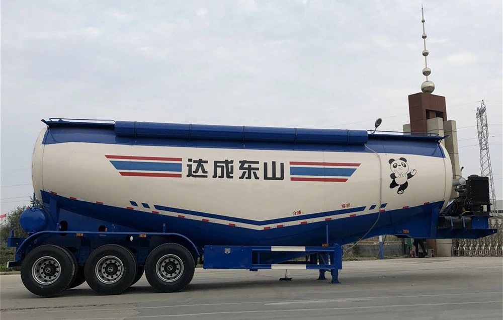 3 Axles 30cbm 35cbm Cubic Meter Cement Silo Tanker Trailer for Kenya