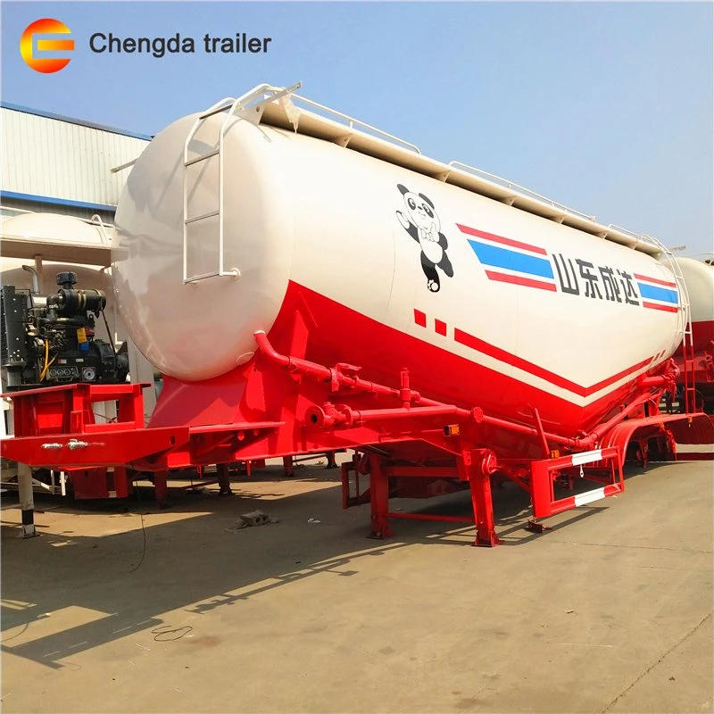 Chengda Cement Silo Semi Trailer Bulk Cement Tanker Trailer for Sale