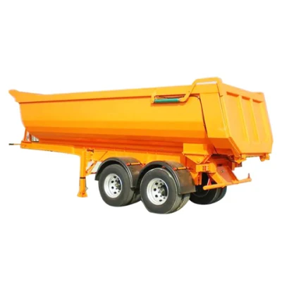 40 tonnes 50 tonnes benne basculante latérale/benne arrière semi-remorque 3 essieux utilisé remorque de camion à benne basculante à vendre