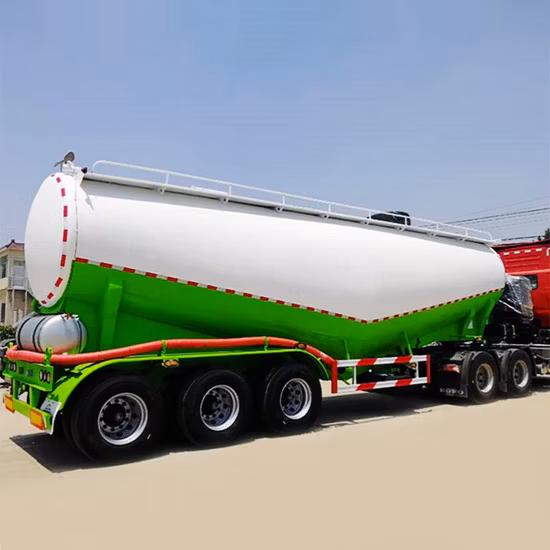 35cbm 38cbm Dry Power Transport Bulker Silo Ciment en vrac semi-remorque Prix de vente