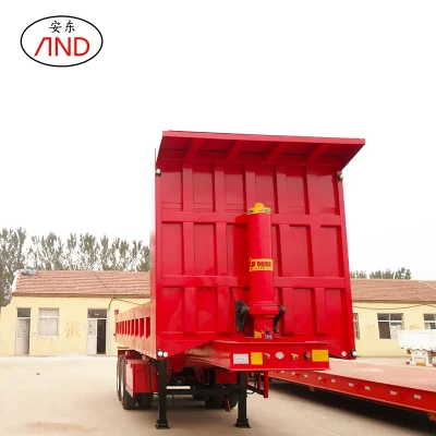 Chine Benne arrière en forme de U Dumper Dump Semi Truck Trailer Fabricants