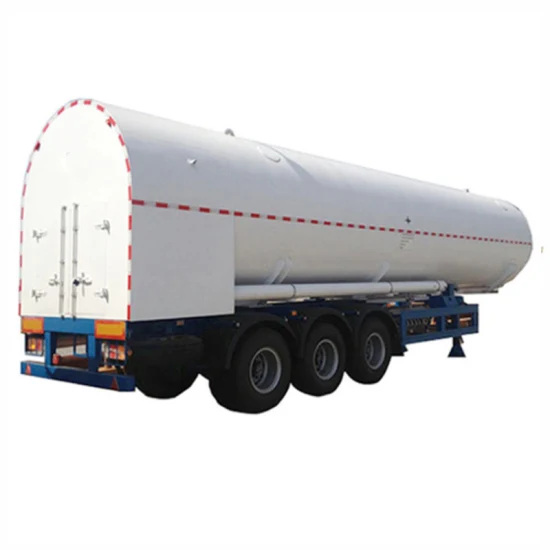 40000 Litres LNG GPL CO2 3 Essieux Liquide Cryogénique Remorque Semi Tanker Tanker