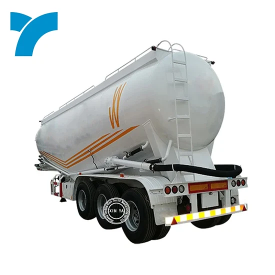 La Chine 40 CBM Ciment Ciment en vrac semi-remorque de camion de silo de réservoir de poudre en vrac sec Tailer semi-remorque