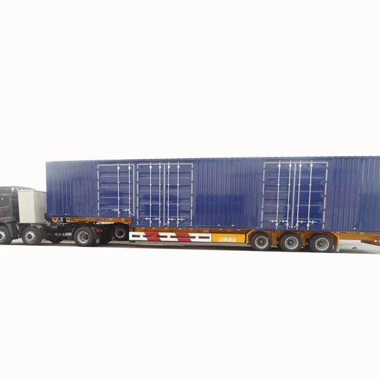Transport de marchandises de marque leader 2 3 essieux 30 40 50 60 tonnes Heavy Duty Van Type Box semi-remorque CKD SKD